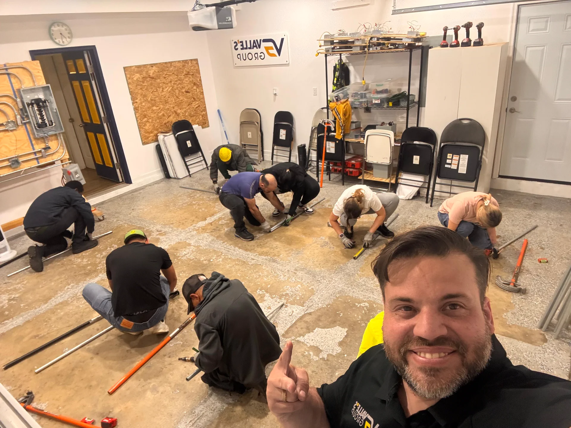 Sesión de entrenamiento técnico en Valle's Group